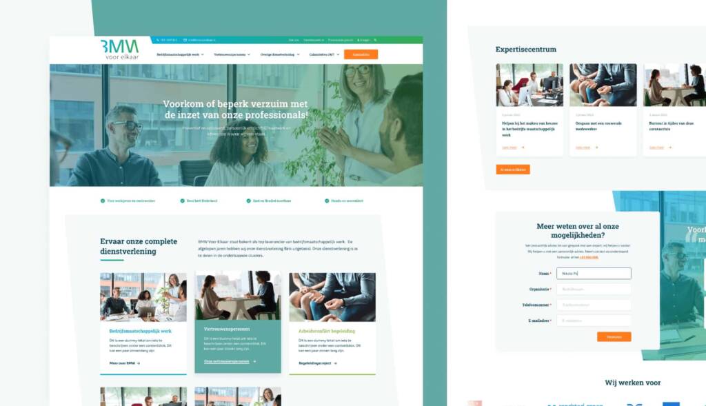 Een overzicht van de nieuwe website van BMW Voor Elkaar